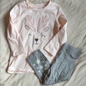 dip Pink and Gray Reindeer set